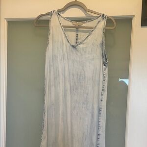 Joan Vass Denim-colored Dress